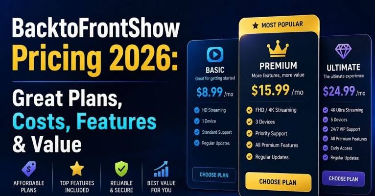 backtofrontshow pricing